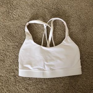 White Cross Lululemon Sports Bra